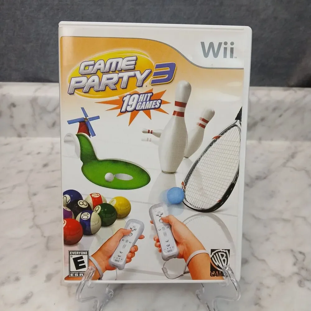 Game Party 3 Wii Video Game 19 Hit Games Family Party Multiplayer Fun